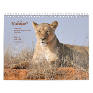 Kalahari! Kalenderdäggdjur av Kgalagadi Kalender