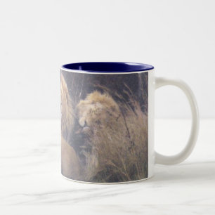 Kalahari lejon Två-Tonad mugg