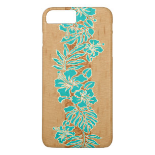 Kalaheo Hawaiian Hibiscus Tapa Faux Wood