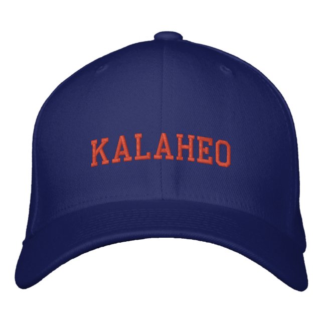 Kalaheo Mustangs Passande Hats Broderad Keps (Framsida)