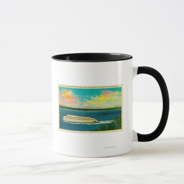 Kalakala Ferry, Puget Ljud, Olympiska bergen Mugg (Höger)