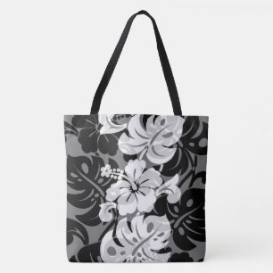 Kalakaua Gräns Hawaiian Hibiscus Beach Bag Tygkasse