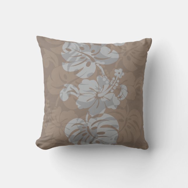Kalakaua Hawaiian Hibiscus Gräns KL302 Kudde (Framsida)
