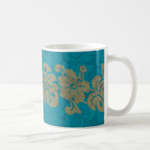 Kalakaua Hawaiian Hibiscus Gräns KL303 Kaffemugg