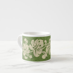 Kalakaua Hawaiiansk Hibiskus Kant KL301 Espressomugg