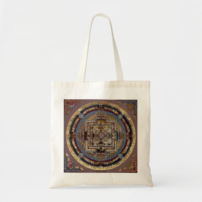 Kalakra Mandala A-bag Tygkasse (Framsidan)
