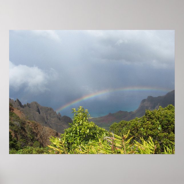 Kalalau Rainbow Poster (Framsidan)