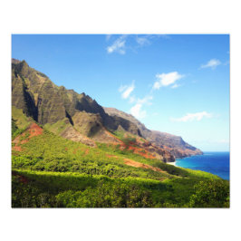 Kalalau Valley Kauai Hawaii Fototryck