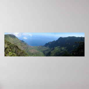 Kalalau Valley, Kauai, Hawaii Poster
