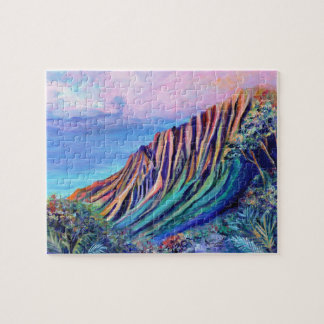 Kalalau Valley Kauai Rainbow Fantasy Puzzle Pussel