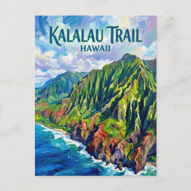 Kalalauleden USA Vykort (Framsida)