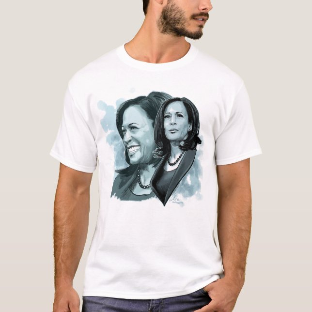 Kalama Harris till president 2024 T Shirt (Framsida)