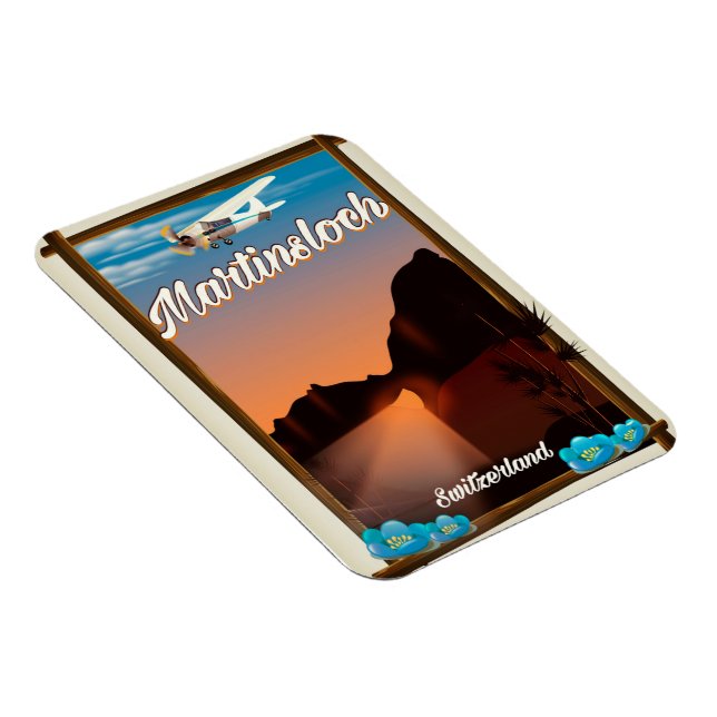 Kalamalka sjö, British Columbia Kanada Magnet (Högersidan)
