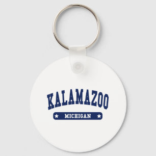 Kalamazoo Michigan College Stil T-skjortor Nyckelring