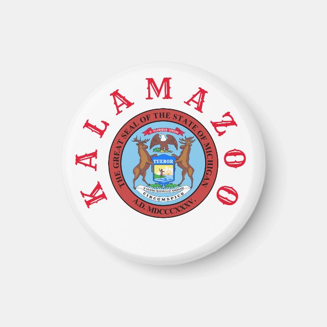 Kalamazoo Michigan Magnet (Framsidan)