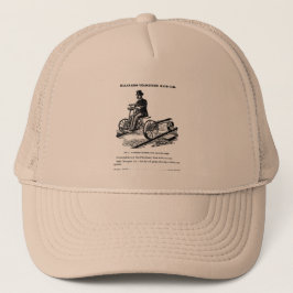 KALAMAZOO-Velocipedejärnväg räcker bilen 1887 Keps