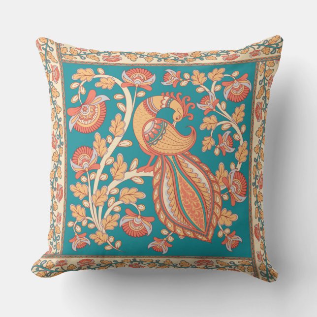 Kalamkari Kudde (Framsida)