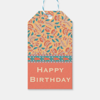 Kalamkari personlig namn & hälsning presentetikett