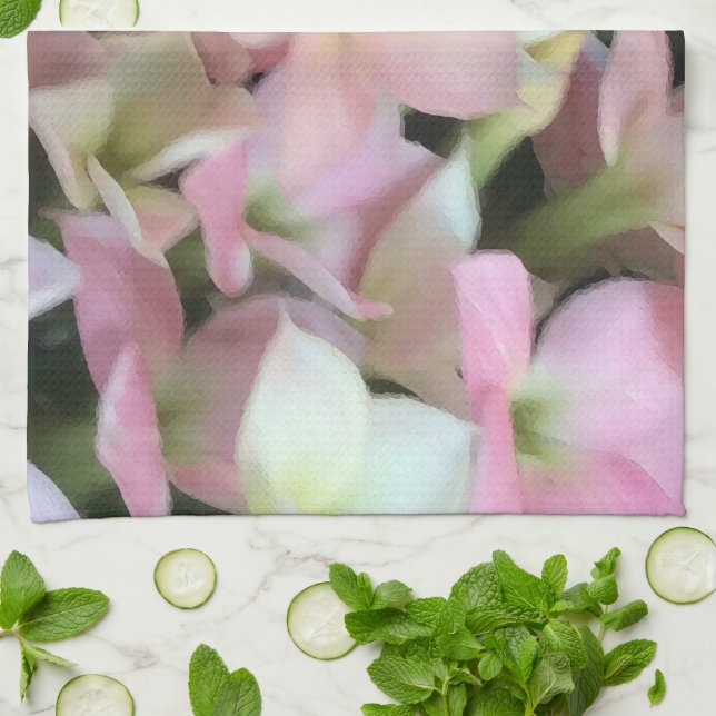 Kalanchoe Blommor Kökshandduk (Vikta)