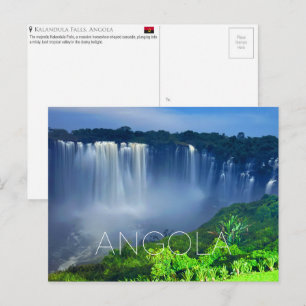 Kalandulafallen, Angola Resebrevkort Vykort