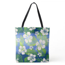 Kalani Tie Dye Blend Tropical Hibiscus - Blue