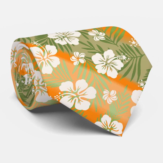 Kalani Tie Dye Blend Tropical Hibiscus - Orange Slips (Rullad)