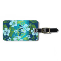 Kalani Tie Dye Blend Tropical Hibiscus - Teal