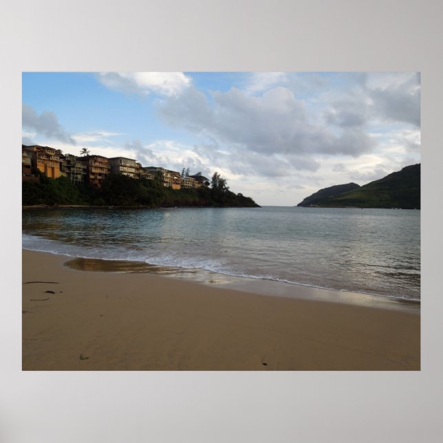 Kalapaki Bay i Kauai, Hawaii Poster (Framsidan)