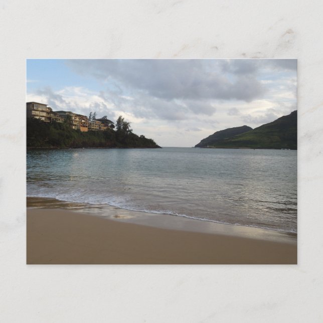 Kalapaki Bay i Kauai, Hawaii Vykort (Framsida)