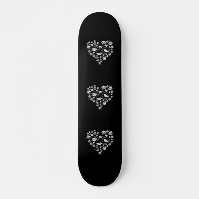 Kalas 2 skateboard bräda 20 cm (Framsida)