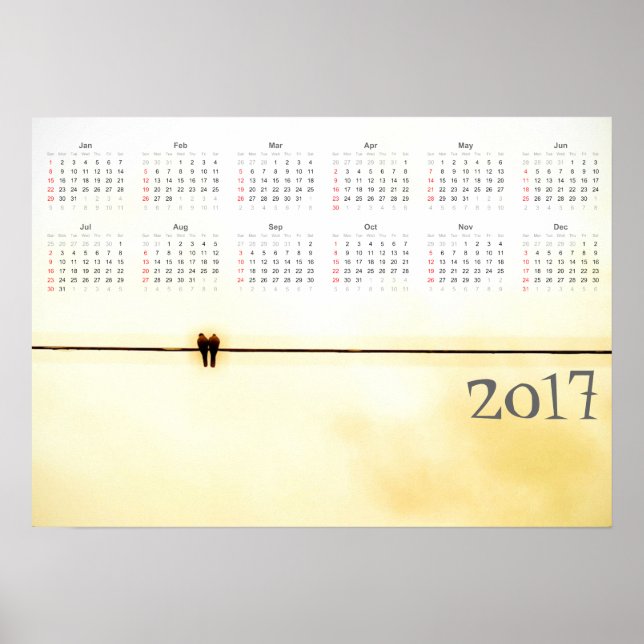 Kalas Kalender 2017 Poster (Framsidan)