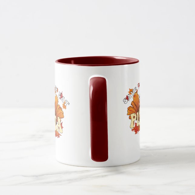 Kalas kalkon vegetarisk vegan Kalkon Present Mugg (Handtag)