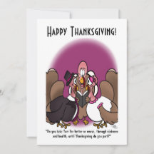 Kalas Kort För Kalkon Bröllop