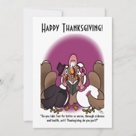 Kalas Kort För Kalkon Bröllop