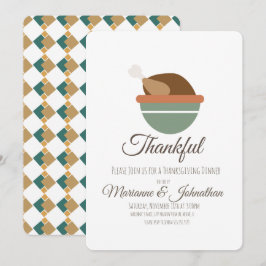 Kalas på Thanksgiving med Turkisk Middag Familj Inbjudningar