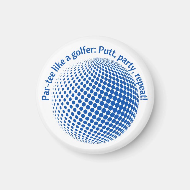 Kalas som en golfare magnet (Framsidan)