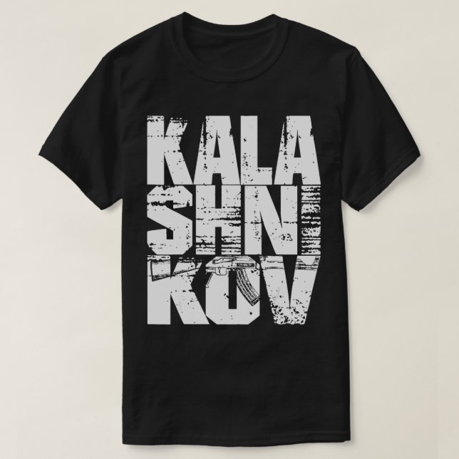 Kalashnikov AK47 AK47 Gift T Shirt (Design framsida)