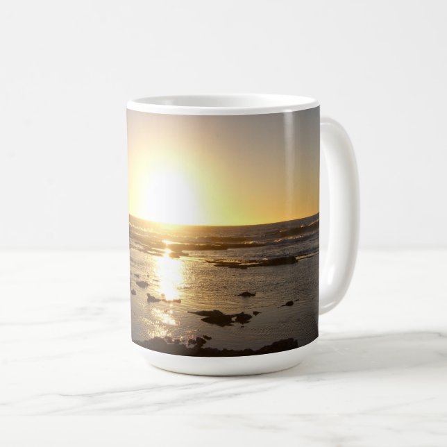 Kalbarri Beach Sunset Kaffemugg (Framsida höger)