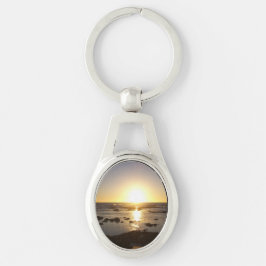 Kalbarri Beach Sunset Metall Nyckelring