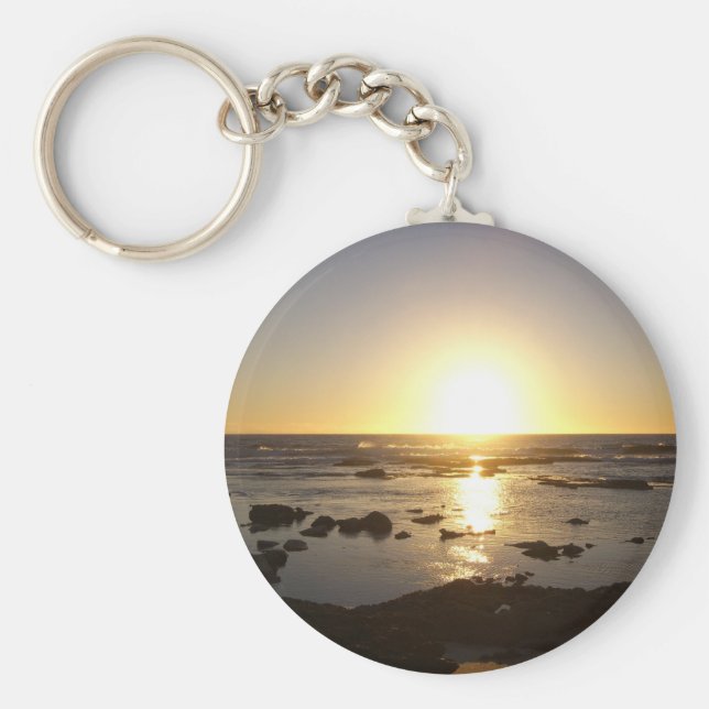 Kalbarri Beach Sunset Nyckelring (Framsidan)