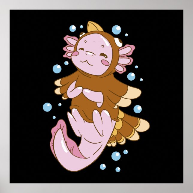 Kalcifowl Disguis Axolotl Kul Poster (Framsidan)