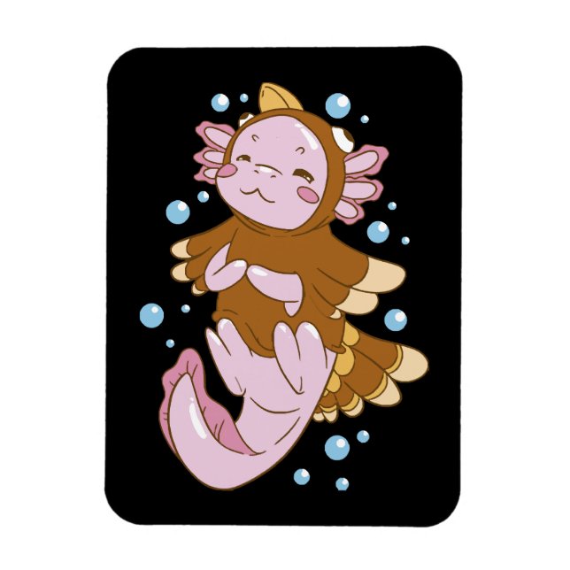 Kalcifurkostym Axolotl Kul Magnet (Vertikal)