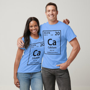 Kalcium Inslag (svart) T Shirt
