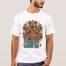 Kalcocksläge På Rolig Kalkon Med T Shirt