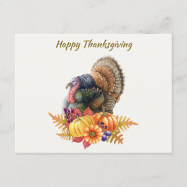 Kalcunsk pumpa Thanksgiving vykort