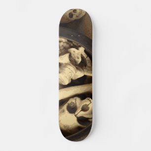 Kaldron av ben. mini skateboard bräda 18,5 cm