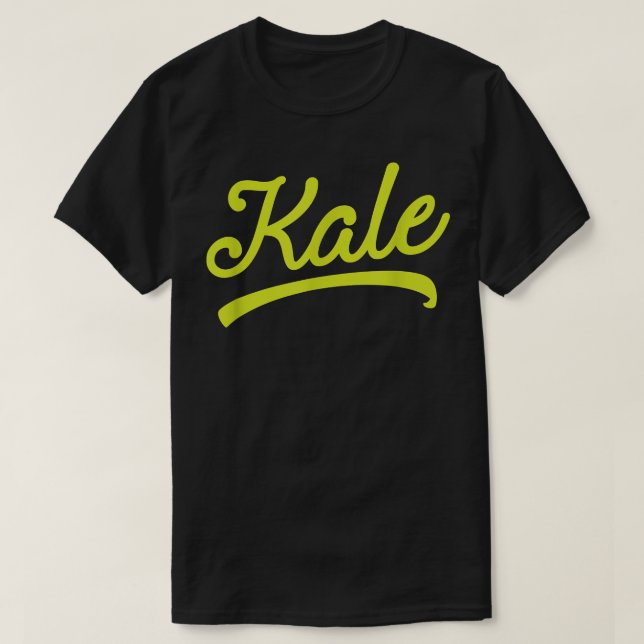 Kale Fantastisk Vegetarians Löv Cabbage T Shirt (Design framsida)