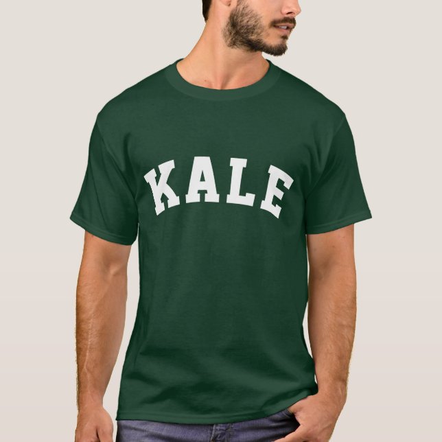 Kale Funny Vegan Shirt Tee Shirt (Framsida)