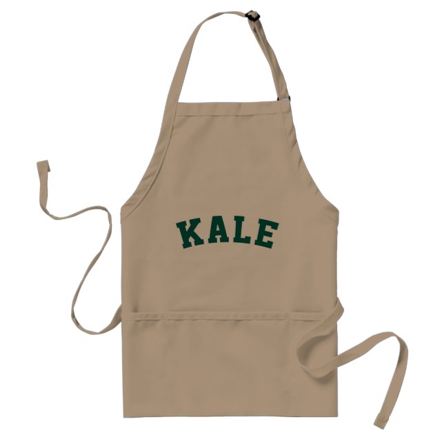Kale Funny Vegan Stil Förkläde (Framsidan)