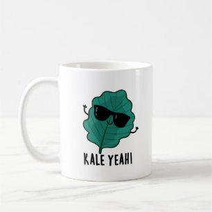 Kale Ja Funny Veggie Pun Kaffemugg